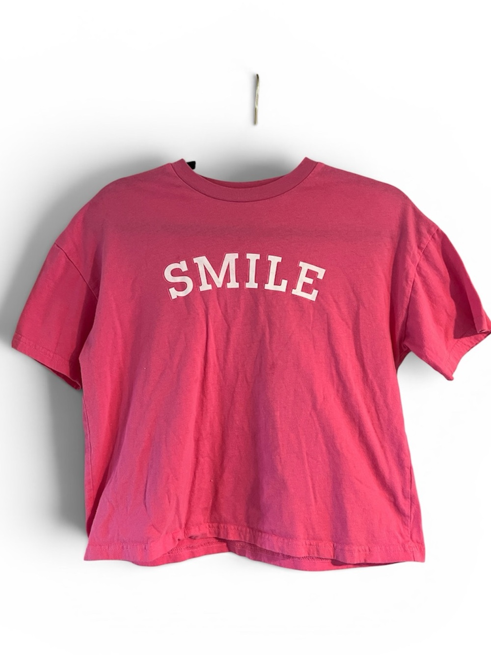 Pink SMILE Graphic Tee